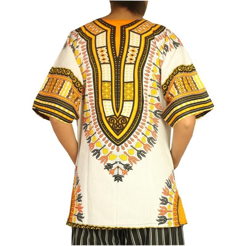 Dashiki Print Hemd Size S 