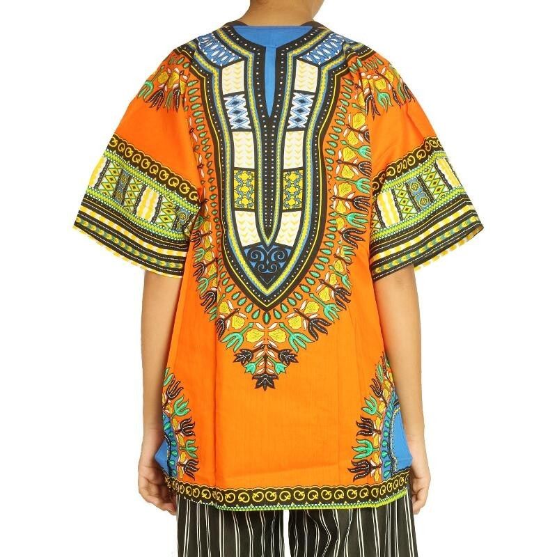 Dashiki Print Hemd Size S 