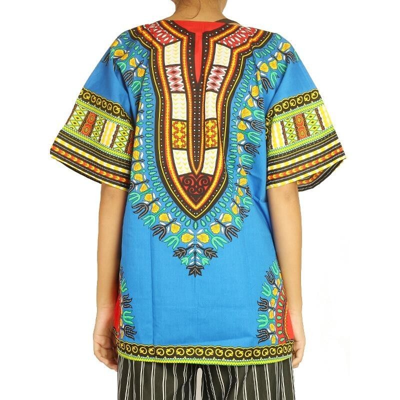 Dashiki Print Hemd Size S 