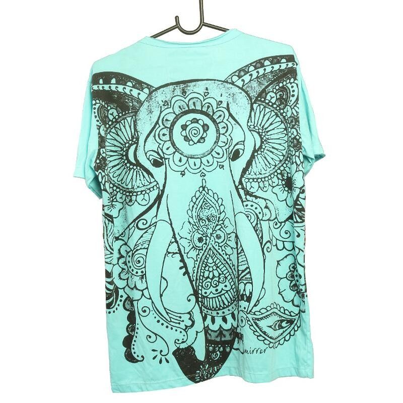 "Mirror" Ganesha Elefant T-Shirt Größe M