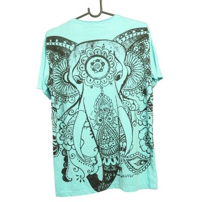"Mirror" Ganesha Elephant T-shirt size M