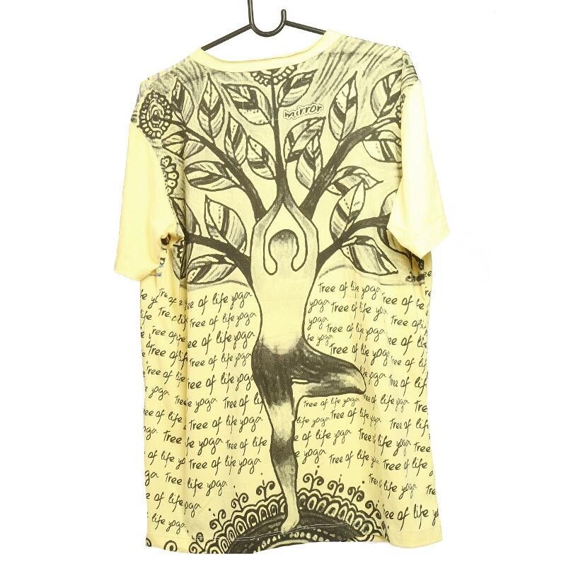 "Mirror Tree of Life" Baum des Lebens T-Shirt Größe L
