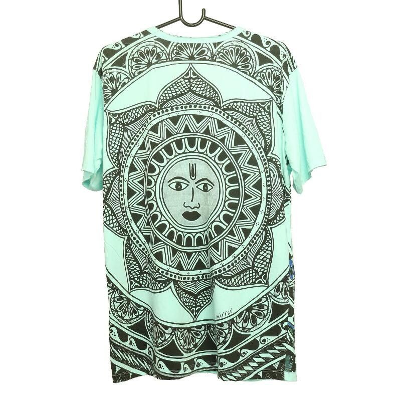"Mirror" Mandala Sonne T-Shirt Größe L