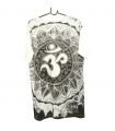 "Mirror" Om Mandala T-shirt size L