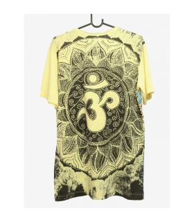 "Mirror" Om Mandala T-Shirt Größe L