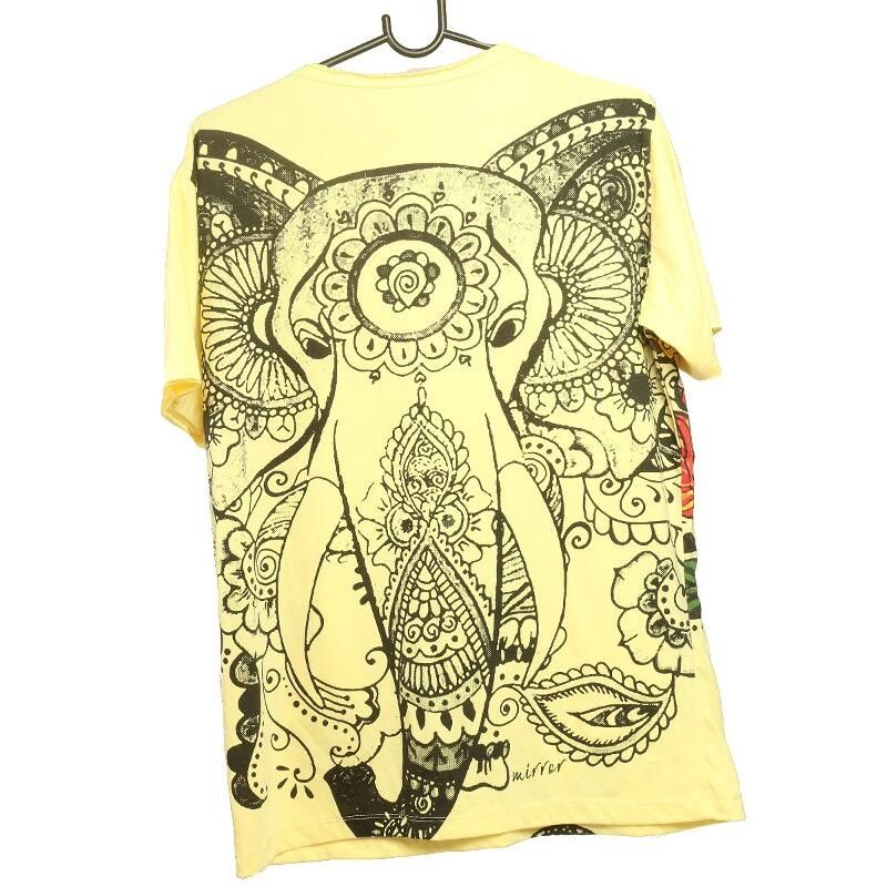 "Mirror" Ganesha Elefant T-Shirt Größe M
