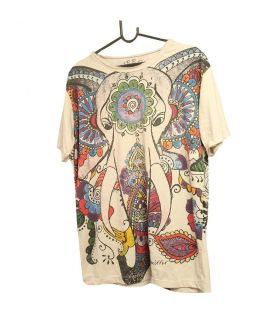 "Mirror" Ganesha Elefant T-Shirt Größe M