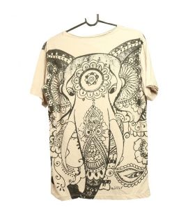 "Mirror" Ganesha Elefant T-Shirt Größe M