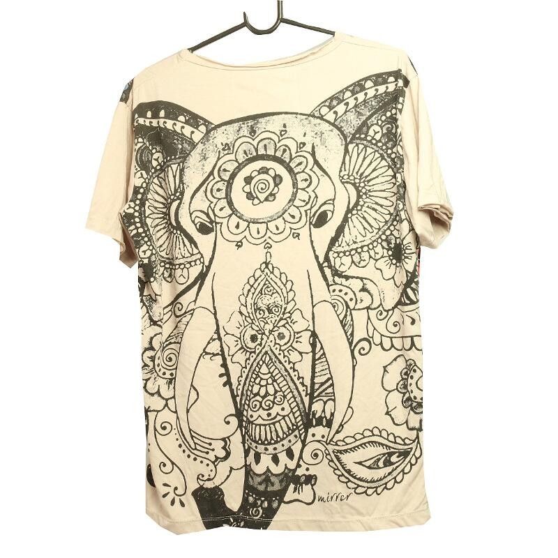 "Mirror" Ganesha Elefant T-Shirt Größe M