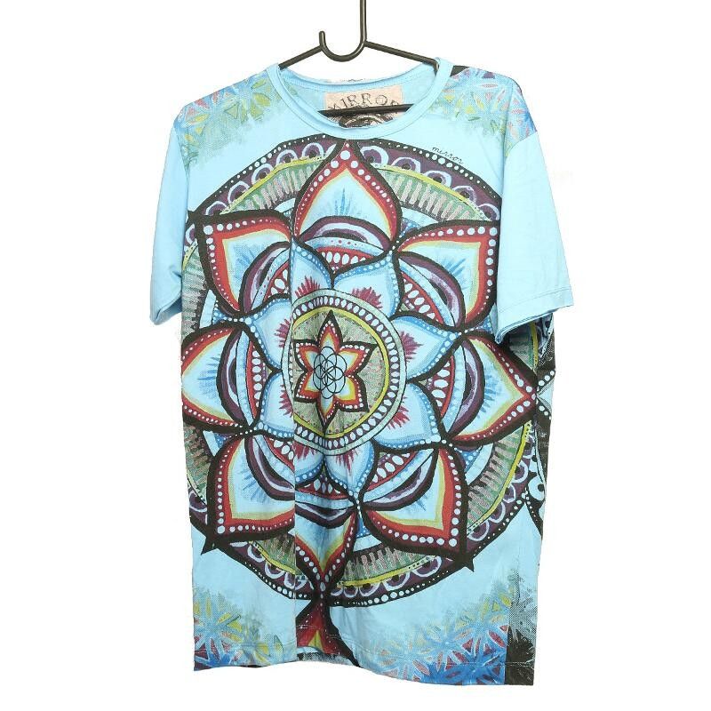"Mirror" Mandala T-Shirt Größe M