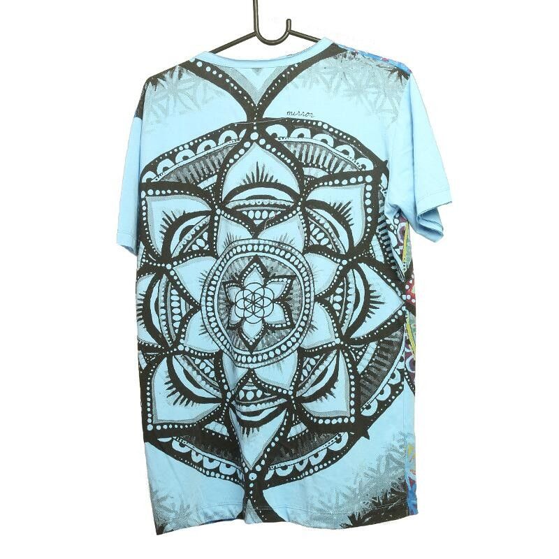 "Mirror" Mandala T-Shirt Größe M