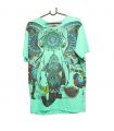 "Mirror" Hippie Ganesha Elephant T-Shirt Size L