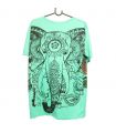 "Mirror" Hippie Ganesha Elephant T-Shirt Size L