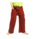 Thai Fischerhose - rot - extra lang Baumwolle