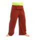 Thai Fischerhose - rot - extra lang Baumwolle
