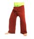 Thai Fischerhose - rot - extra lang Baumwolle