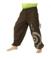 Thai hippie pants spiral pattern