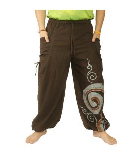 Thai Hippie Hose Spiral Muster