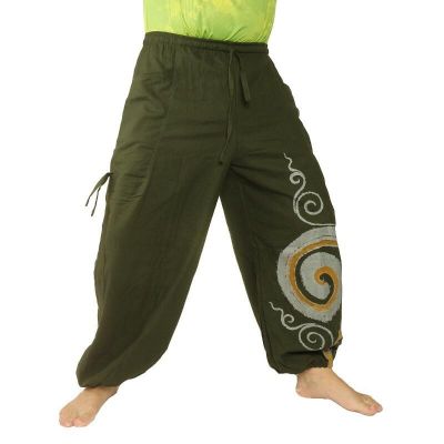 Thai Hippie Hose Spiral Muster