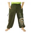 Thai Hippie Hose Spiral Muster