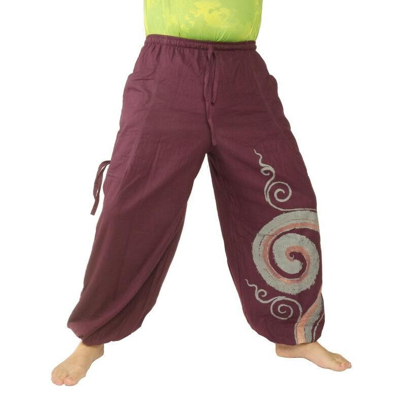 Thai Hippie Hose Spiral Muster