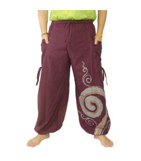 Thai Hippie Hose Spiral Muster