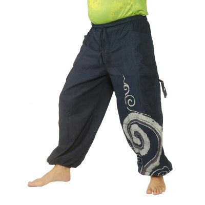 Thai Hippie Hose Spiral Muster