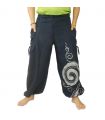 Thai Hippie Hose Spiral Muster