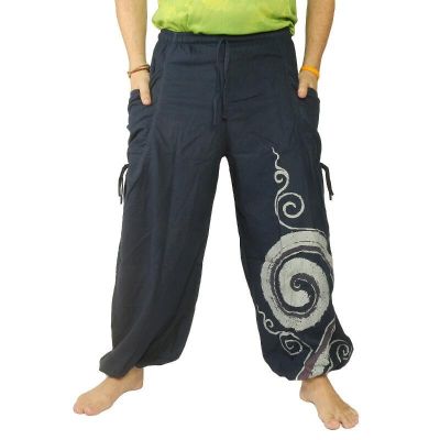 Thai Hippie Hose Spiral Muster