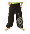 Pantalones hippie tailandeses en espiral