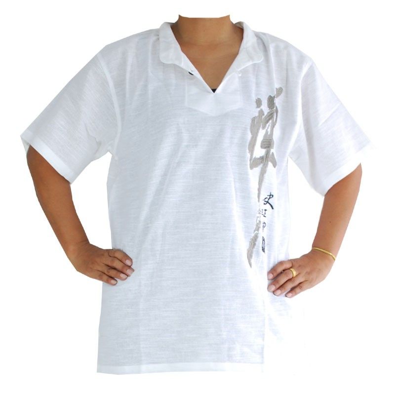 Razia Moda - Fácil camisa de algodón tailandés blanco tamaño M