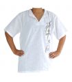 Razia Fashion - Leichtes Thai Baumwollhemd weiß Größe M