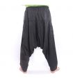Aladinhose Aufdruck Blumenornamente - schwarz