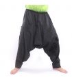 Aladinhose Aufdruck Blumenornamente - schwarz