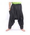 Aladinhose Aufdruck Blumenornamente - schwarz