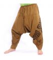 Harem pants drawstring waist - khaki