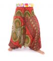 Haremshose für Frauen Tribal Mandala rot