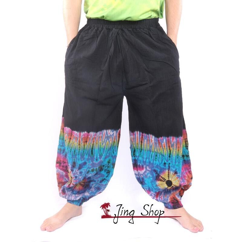 Pantalones harén de algodón - batik