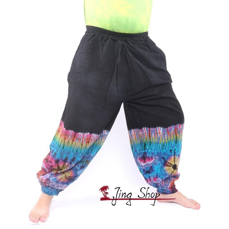 Pantalones harén de algodón - batik