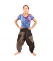 7/8 harem pants with side pockets ethno pattern