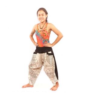 Harem pants for women and men ethnic pattern