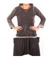 Long sleeve shirt Stone washed for women