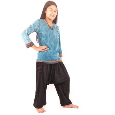 Long sleeve shirt Stone washed for women