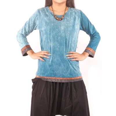 Long sleeve shirt Stone washed for women