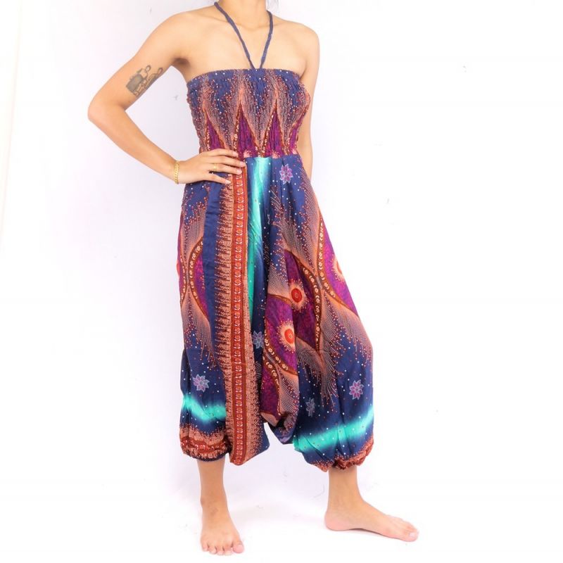 Pantalones de harén para mujeres Peacock