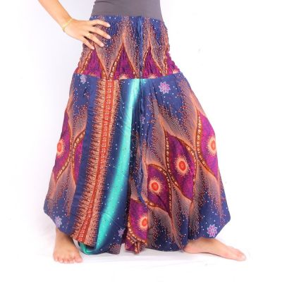 Haremshose Jumpsuit für Frauen Pfauenauge