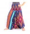 Haremshose Jumpsuit für Frauen Pfauenauge