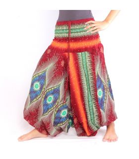 Harem pants jumpsuit for women Peacock