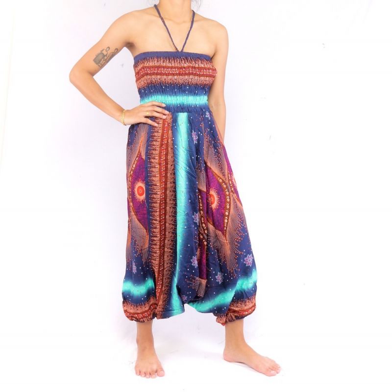 Pantalones de harén para mujeres Peacock