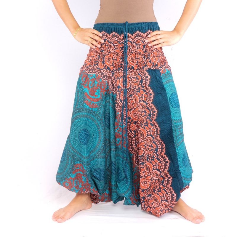 Haremshose Jumpsuit Blumenmeer
